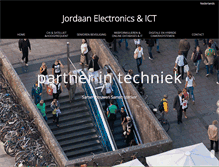 Tablet Screenshot of jordaanelectronics.com